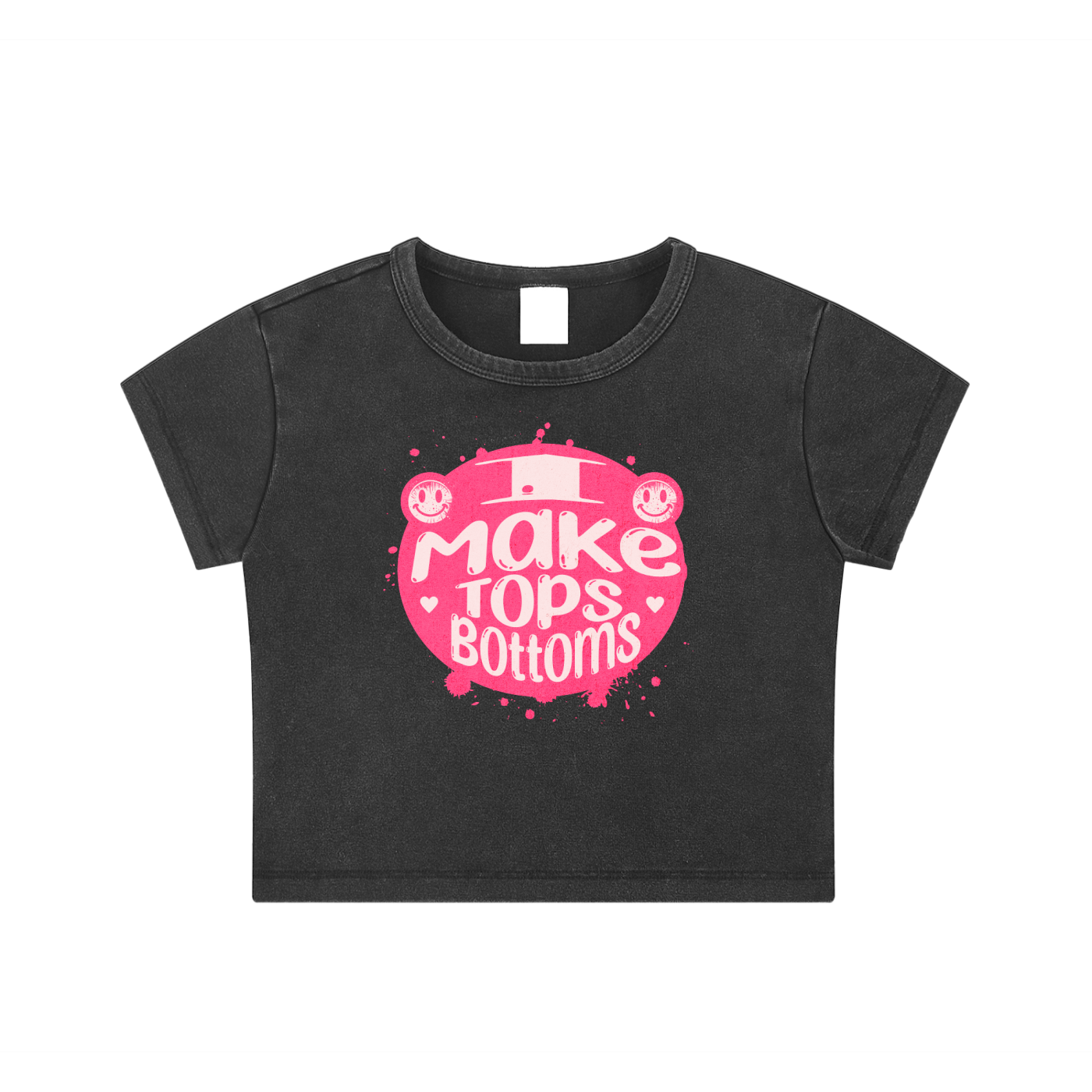 I Make Tops Bottoms - Fem Lesbian Tank Top Black or Pink