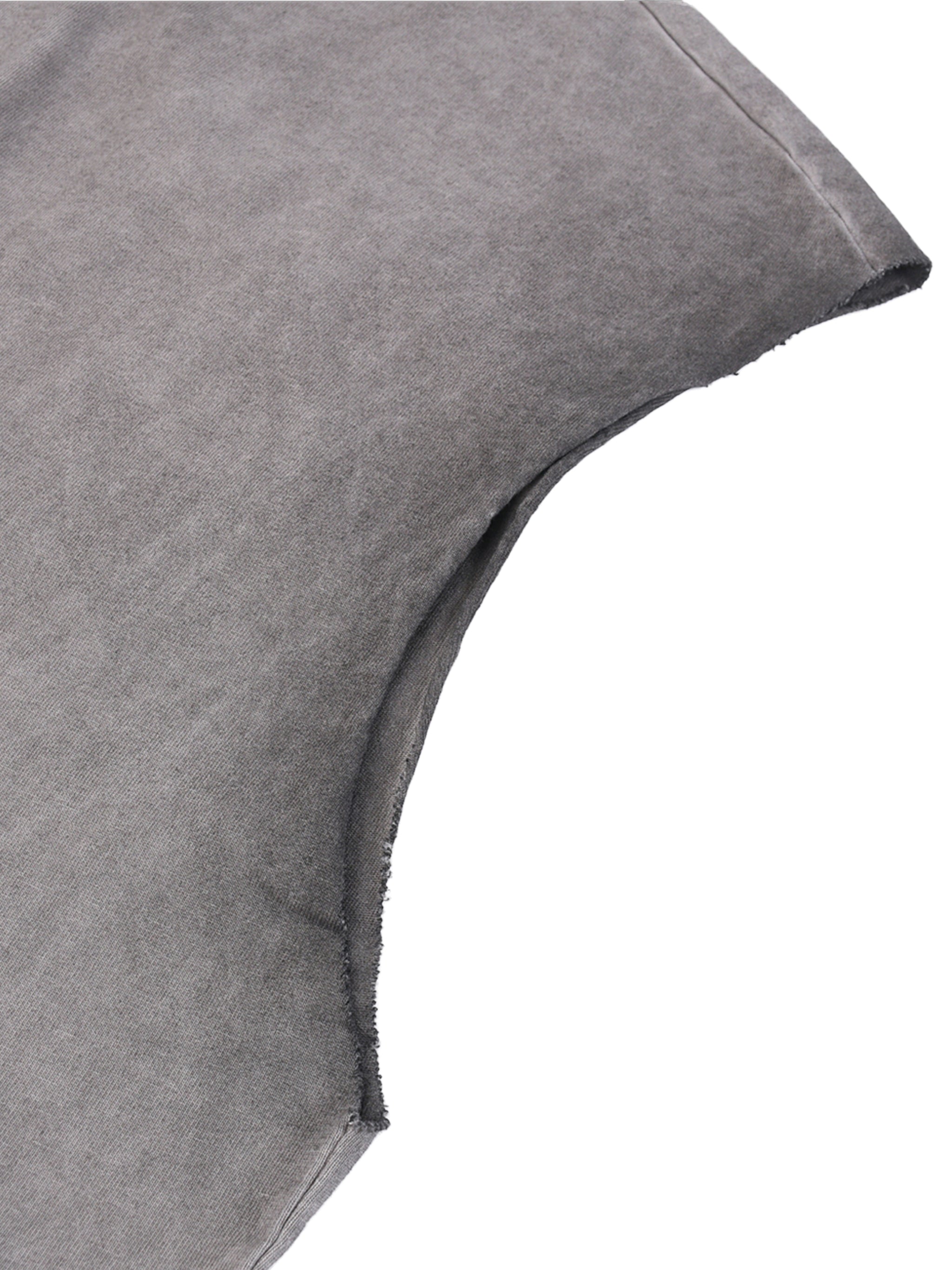 We Think Too Much And Feel Too Little Reverse Washed Tank Top Black